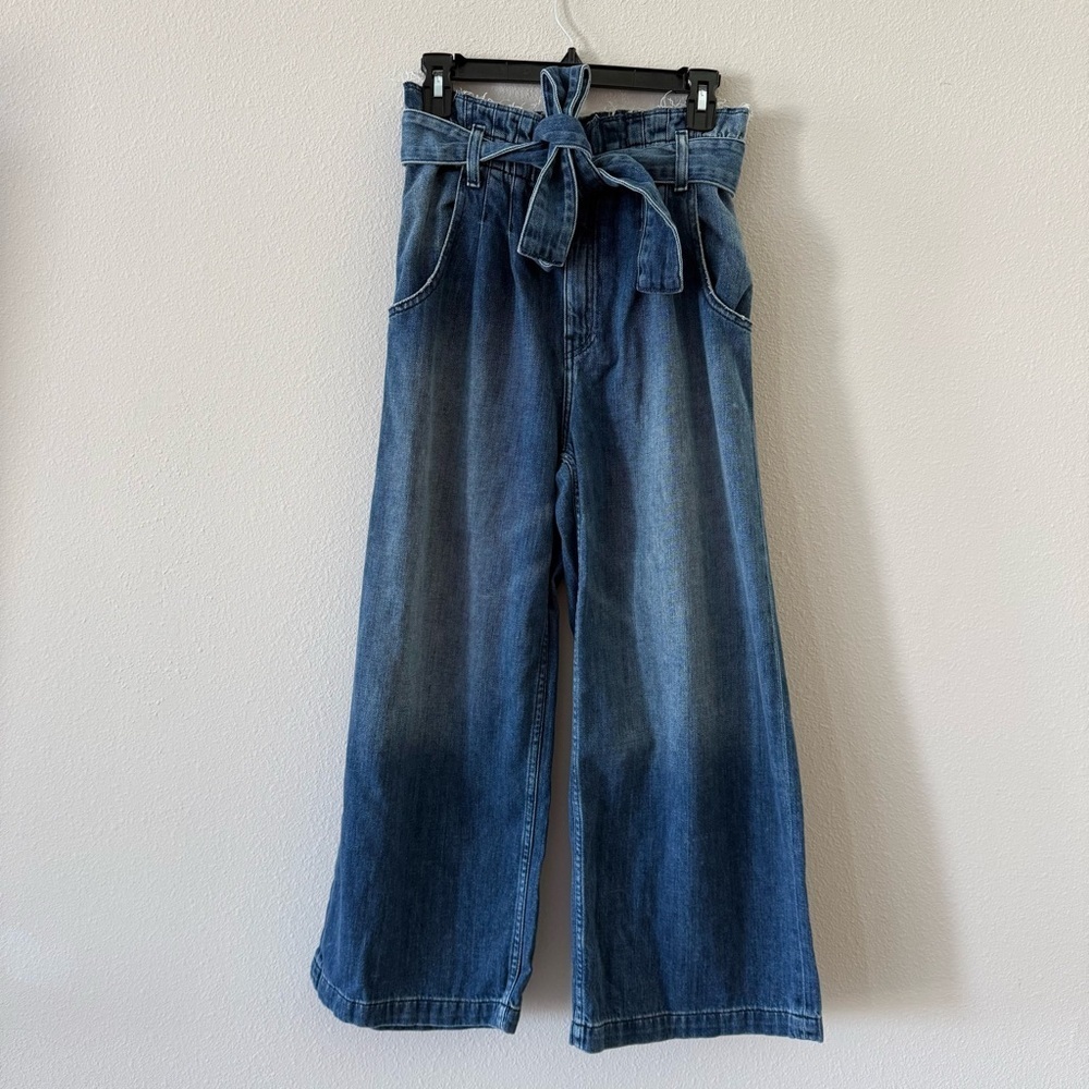 Hudson Trouser Wide Leg Cropped Jeans Dancehall Size 29 NWT - Picture 2 of 9